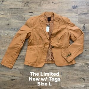 The Limited Pleather Blazer